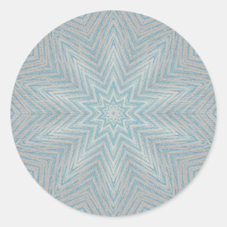 Pegatinas de Kaleidoscope con motivo de estrella d