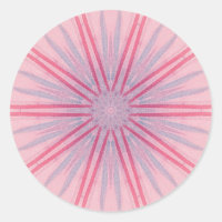 Pegatinas de Kaleidoscope de habla rosa y azul