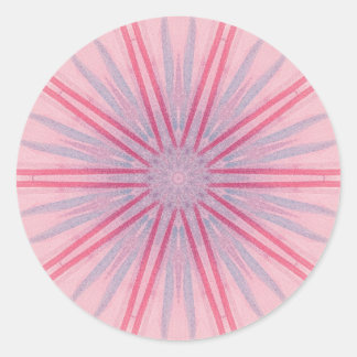 Pegatinas de Kaleidoscope de habla rosa y azul