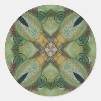 Pegatinas de Kaleidoscope de los Verdes