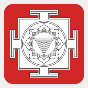 Pegatinas de Kali Yantra