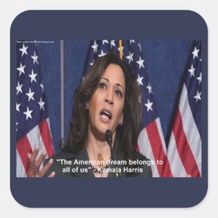 Pegatinas de Kamala Harris y American Dream Quote