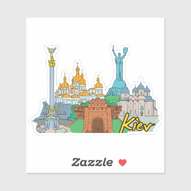 Pegatinas de Kiev (Hoja)