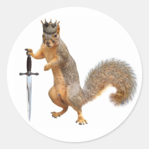 Pegatinas de King Squirrel