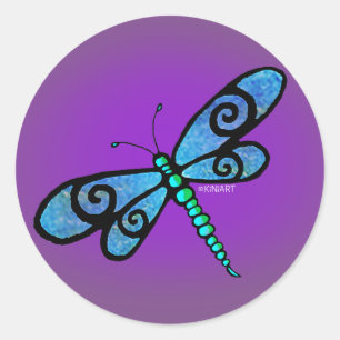 Pegatinas de KiniArt Dragonfly