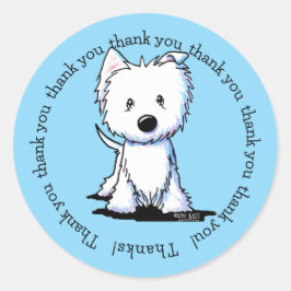 Pegatinas de KiniArt Westie TY