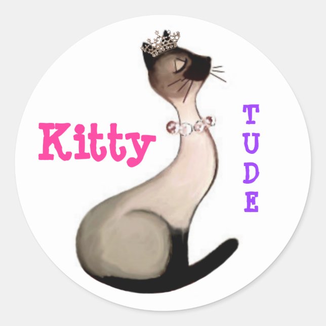 Pegatinas de KittyTude (Anverso)