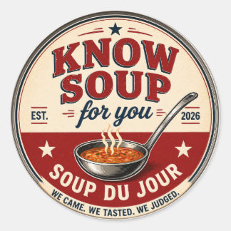 Pegatinas de "Know Soup for You"
