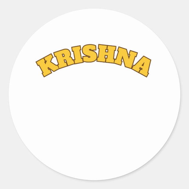 Pegatinas de Krishna (Anverso)