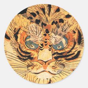 Pegatinas de Kuniyoshi Tiger