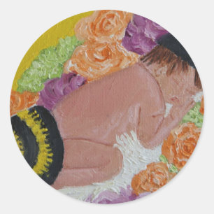 PEGATINAS DE LA ABEJA Y DEL JARDÍN DE FLORES DEL