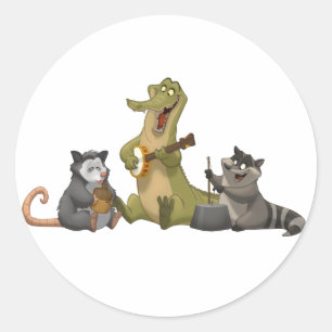 Pegatinas de la banda de jarro del pantano