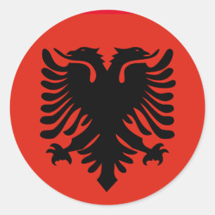 pegatinas de la bandera de albania