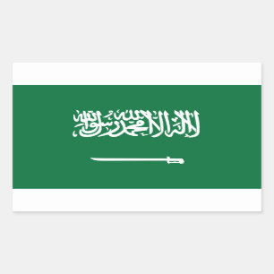 Pegatinas de la bandera de Arabia Saudita