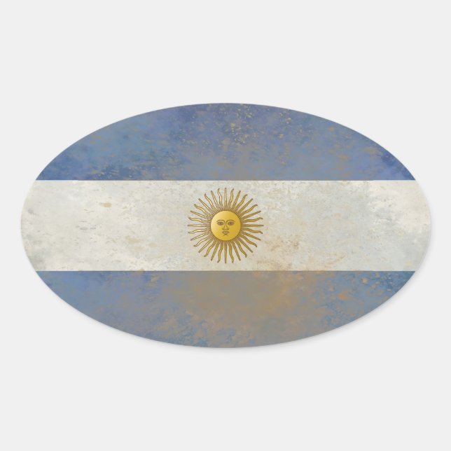 Pegatinas de la Bandera de Argentina (Anverso)