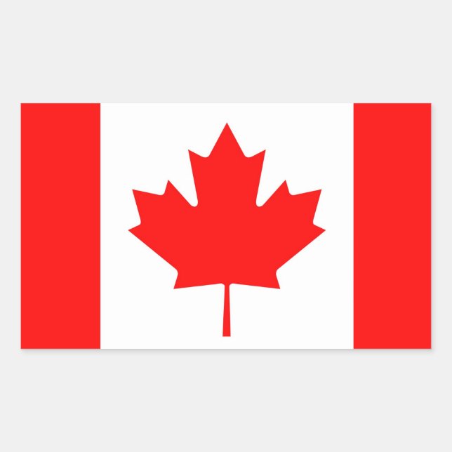 Pegatinas de la bandera de Canadá (Anverso)