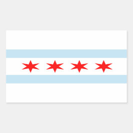 Pegatinas de la bandera de Chicago