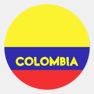 Pegatinas de la bandera de Colombia