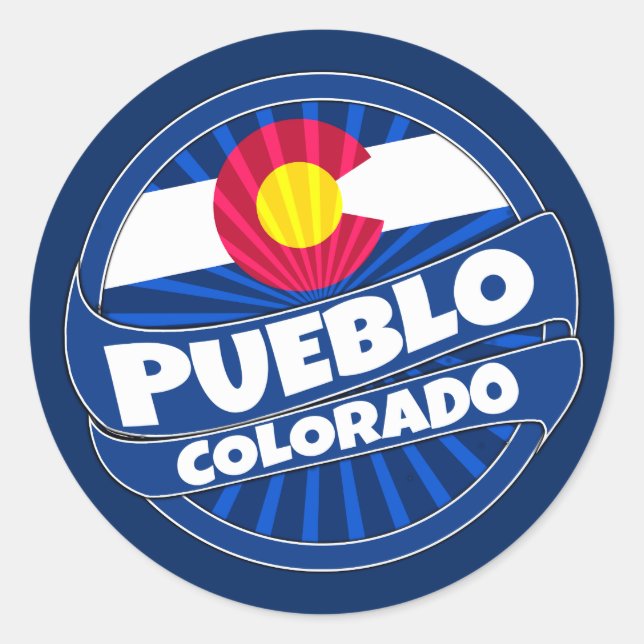 Pegatinas de la bandera de Colorado (Anverso)