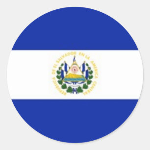 Pegatinas de la bandera de El Salvador