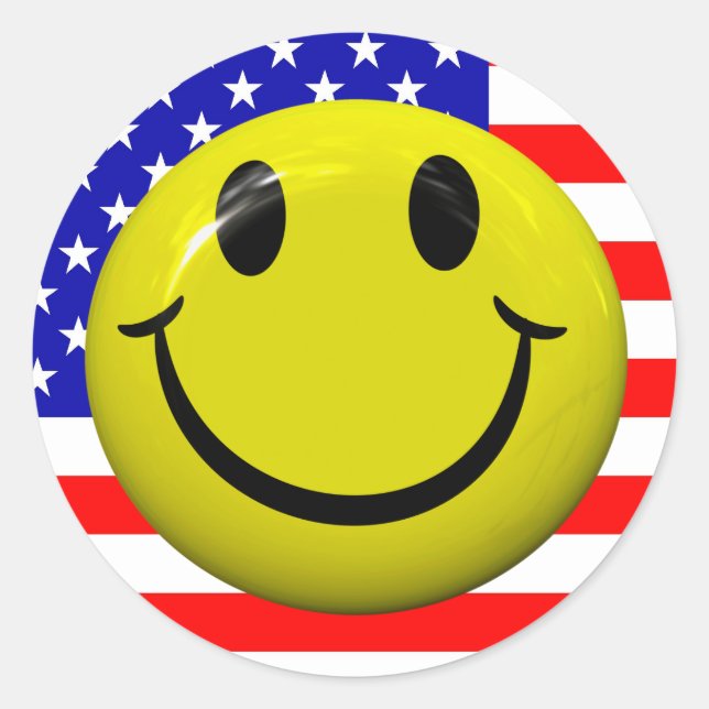 Pegatinas de la bandera de Estados Unidos (Anverso)