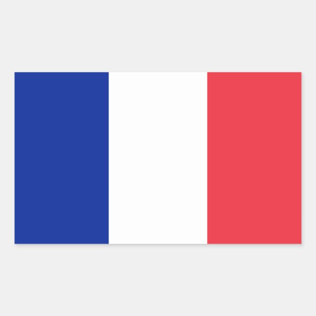 Pegatinas de la Bandera de Francia (Anverso)