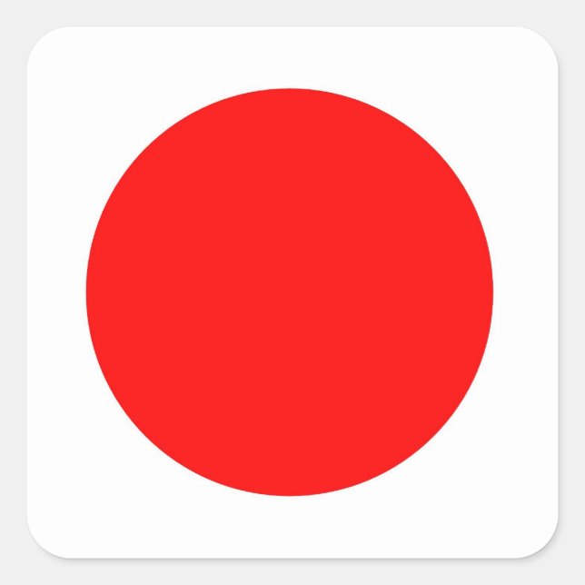 Pegatinas De La Bandera De Japón (Anverso)