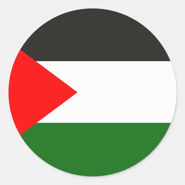 Pegatinas de la bandera de Palestina (Anverso)