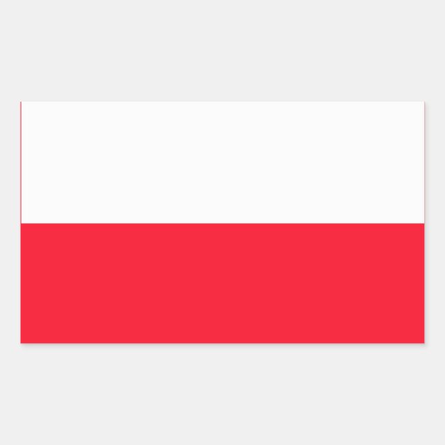 Pegatinas de la bandera de Polonia (Anverso)