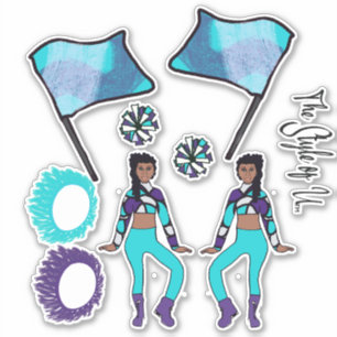 Pegatinas de la Bandera de Protección de Color ( A