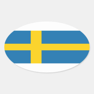 Pegatinas de la bandera de Suecia x20 bandera suec