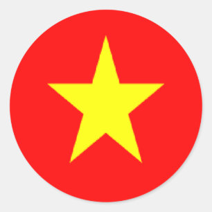 Pegatinas de la bandera de Vietnam