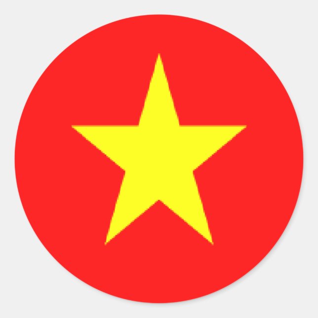 Pegatinas de la bandera de Vietnam (Anverso)