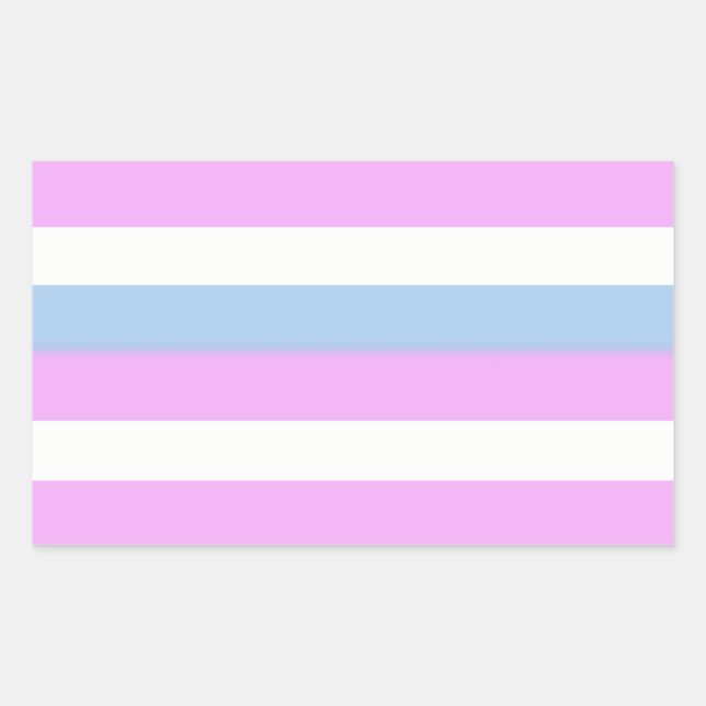 Pegatinas de la bandera intersexual (Anverso)