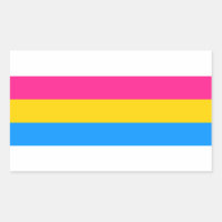 Pegatinas de la bandera pansexual