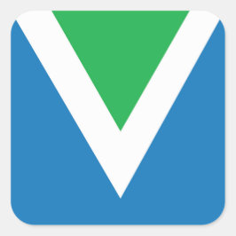 Pegatinas de la bandera vegana (conjunto de 6)