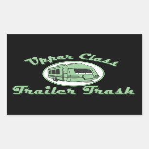 Pegatinas de la basura del remolque superior