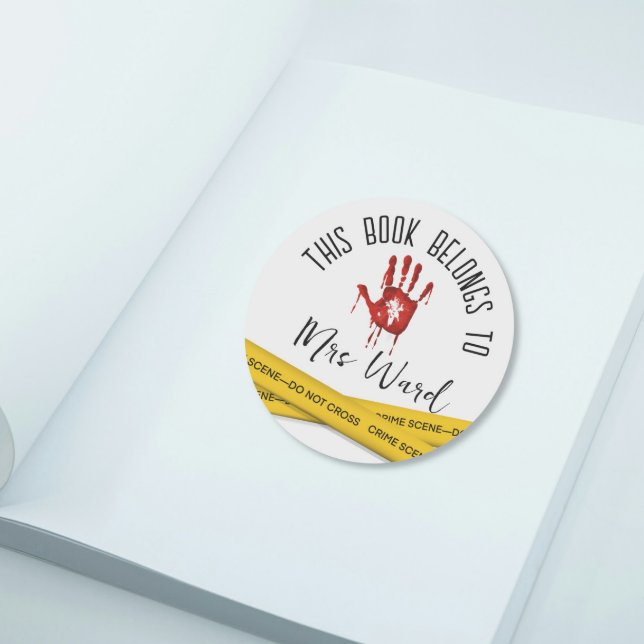 pegatinas de la biblioteca de libros de la escena  (Subido por el creador)