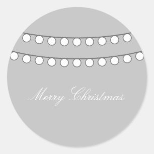 Pegatinas de la cadena blanca de festividades