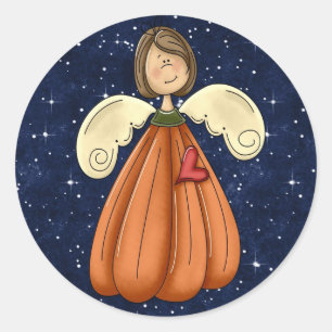 Pegatinas de la Caída de la Calabaza Angel