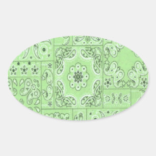 Pegatinas de la cal del pañuelo de Paisley de la
