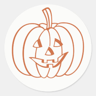 Pegatinas de la Calabaza de Halloween Jack O Lante