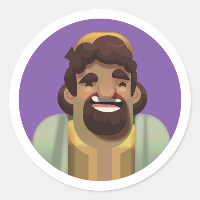 Pegatinas de la canción del Pastor: Jacob (Anverso)