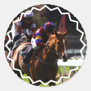 Pegatinas de la carrera de caballos