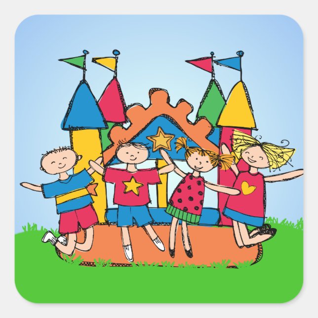 Pegatinas de la casa de la despedida (Anverso)