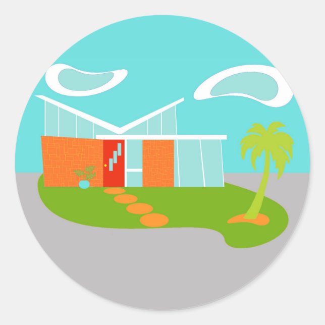 Pegatinas de la casa Personalizado moderna de medi (Anverso)