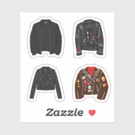 Pegatinas de la Chaqueta de Cuero