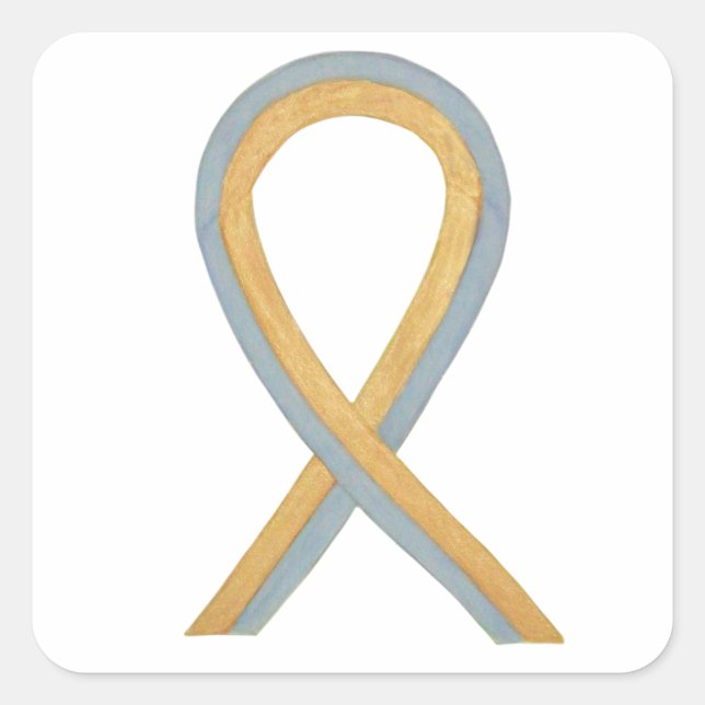 Pegatinas de la Cinta de Cáncer de Cerebro Pediátr (Anverso)