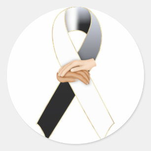 Pegatinas de la Cinta de Conciencia contra el Raci