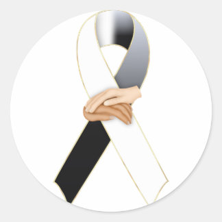 Pegatinas de la Cinta de Conciencia contra el Raci